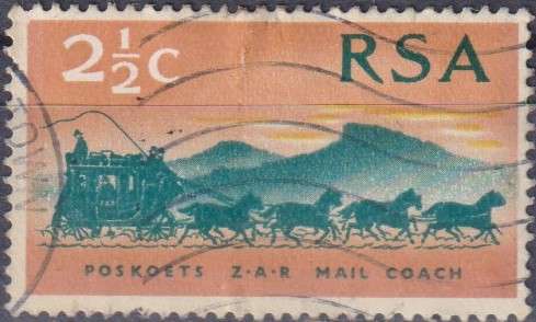 Stamps RSA 1969 The 100th Anniversary of the First Stamps of the South African Republic (Transvaal)