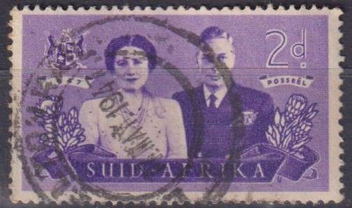 Stamps RSA 1947 Royal Visit