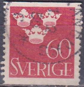 Stamps Sweden 1939 Three Crowns