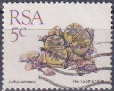 Stamps RSA 1988 Succulents