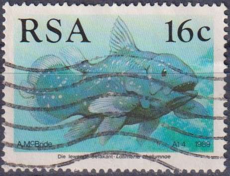 Stamps RSA 1989 The 50th Anniversary of the Discovery of Coelacanth