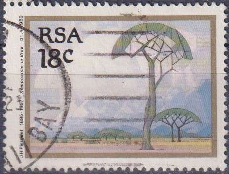 Stamps RSA 1989 Paintings by Jacob Hendrik Pierneef