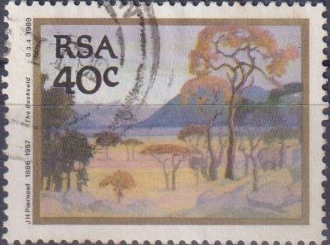 Stamps RSA 1989 Paintings by Jacob Hendrik Pierneef
