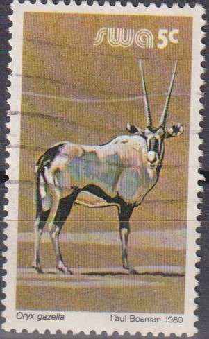 Stamps SWA 1980 Wild Mammals