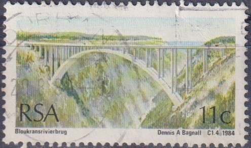 Stamps RSA 1984 South African Bridges