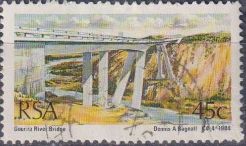 Stamps RSA 1984 South African Bridges