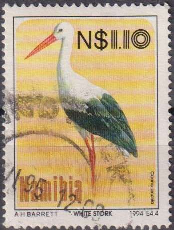 Stamps Namibia 1994 Storks