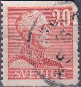 Stamps Sweden 1939 -1942 King Gustaf V