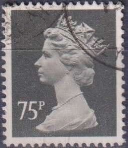 Stamps GB Machims  Queen heads