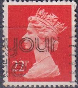 Stamps GB Machims  Queen heads