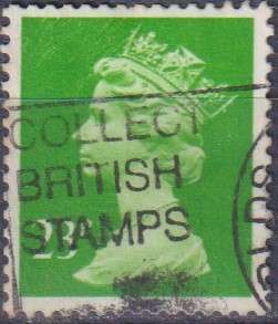 Stamps GB Machims  Queen heads