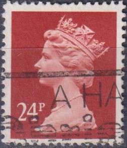 Stamps GB Machims  Queen heads