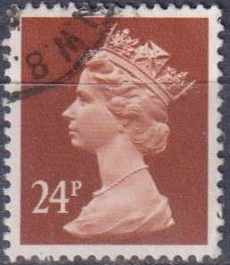 Stamps GB Machims  Queen heads