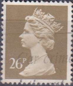 Stamps GB Machims  Queen heads
