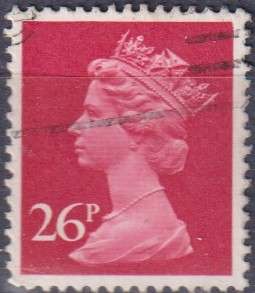 Stamps GB Machims  Queen heads