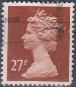 Stamps GB Machims  Queen heads