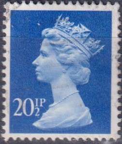 Stamps GB Machims  Queen heads