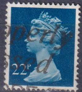 Stamps GB Machims  Queen heads