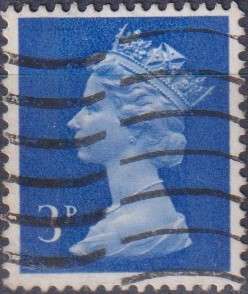 Stamps GB Machims  Queen heads