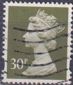 Stamps GB Machims  Queen heads