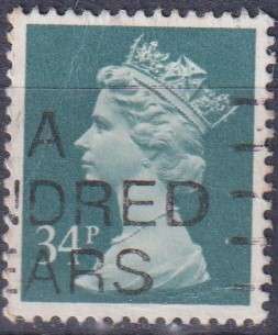 Stamps GB Machims  Queen heads