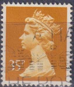 Stamps GB Machims  Queen heads