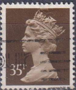 Stamps GB Machims  Queen heads
