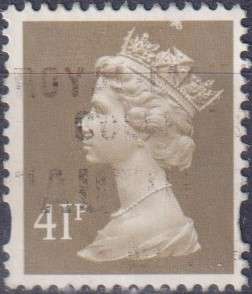 Stamps GB Machims  Queen heads