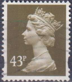Stamps GB Machims  Queen heads