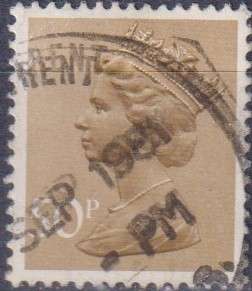 Stamps GB Machims  Queen heads