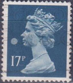 Stamps GB Machims  Queen heads
