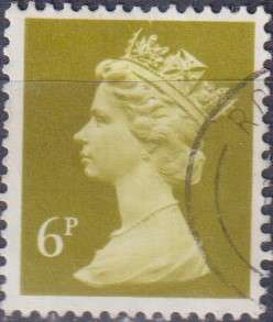 Stamps GB Machims  Queen heads