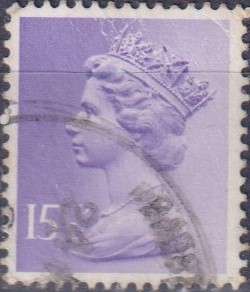 Stamps GB Machims  Queen heads