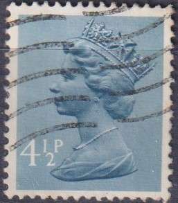 Stamps GB Machims  Queen heads