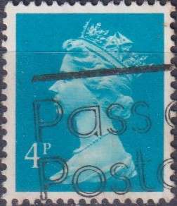 Stamps GB Machims  Queen heads