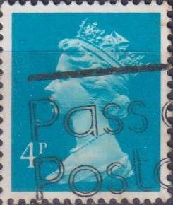 Stamps GB Machims  Queen heads