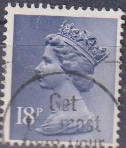 Stamps GB Machims  Queen heads