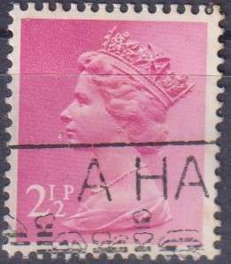 Stamps GB Machims  Queen heads