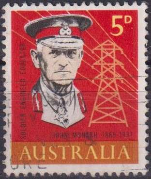 Stamps 1965 The 100th Anniversary of the Birth of John Monash Australia