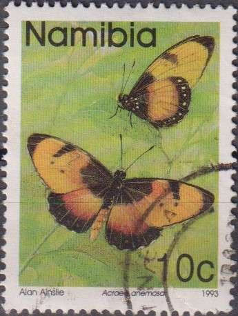 Stamps Namibia 1993 Butterflies