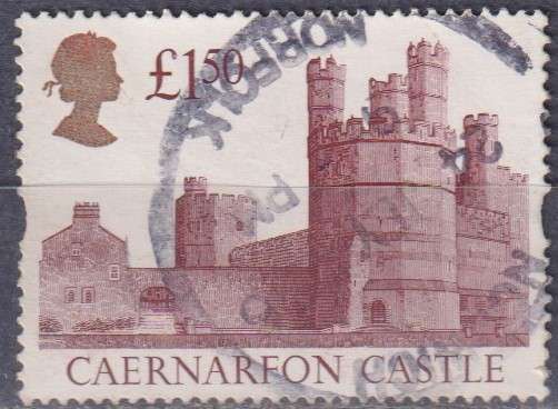 Stamps GB 1992 British Castles - 1988 Issue Re-Engraved