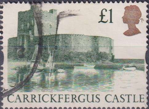 Stamps GB 1992 British Castles - 1988 Issue Re-Engraved
