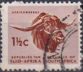 Stamps RSA 1969 -1970 Definitive Issue with Fluorescent Frame