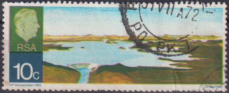 Stamps RSA 1972 Opening of Hendrik Verwoerd Dam