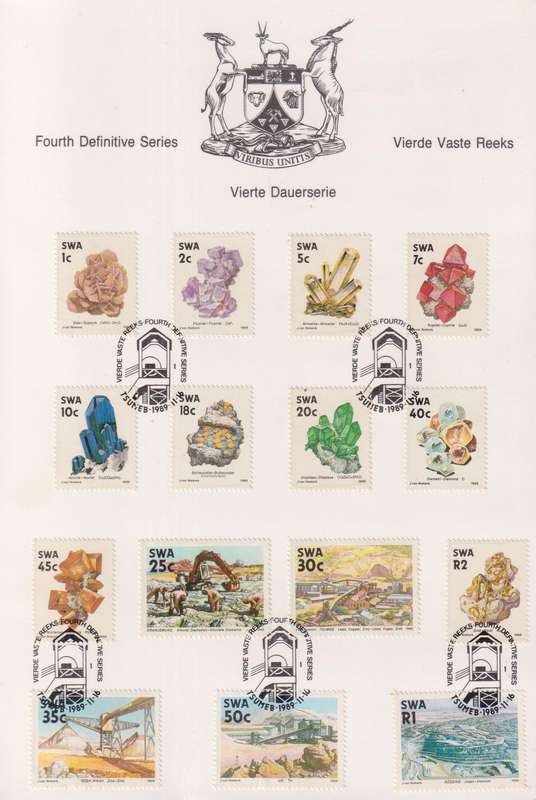 Stamps SWA Fourth Definitive Series