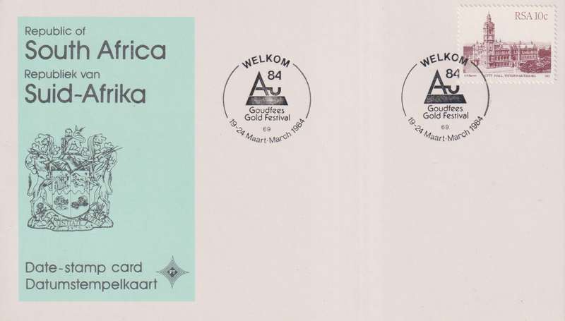 Stamps Date Stamp card RSA