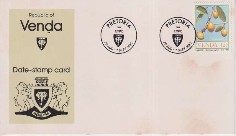 Fist Day Stamp Card Venda