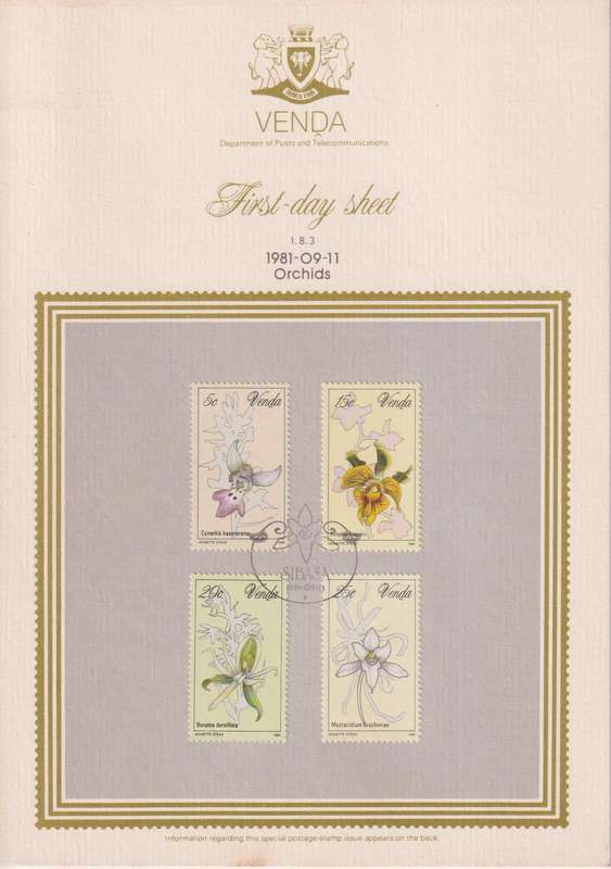 Stamps First Day Sheet Venda
