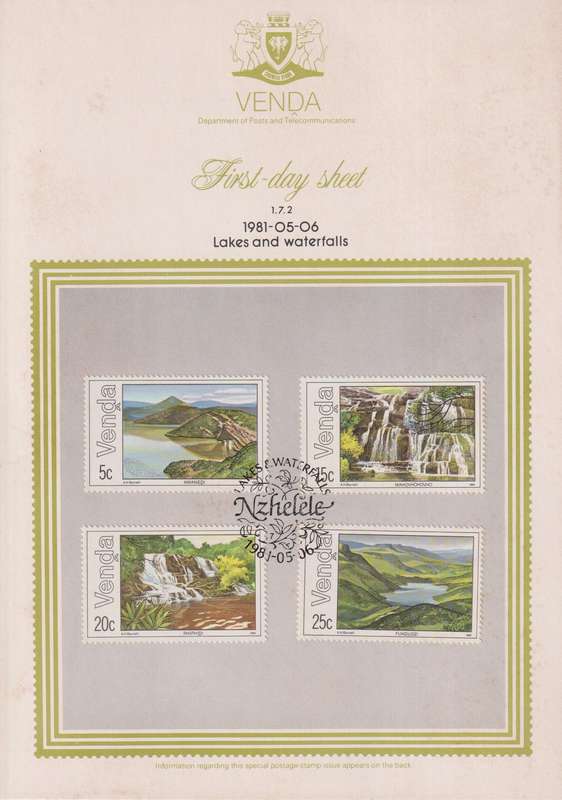 Stamps First Day Sheet Venda