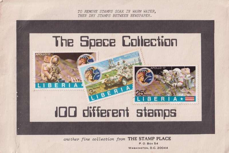 Stamps on paper Liberia